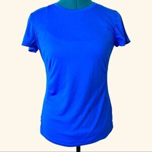 Danskin Womens Small Royal Blue Athletic Shirt Gym